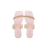 WOMENS PEACH FLAT CASUAL CHAPPALS